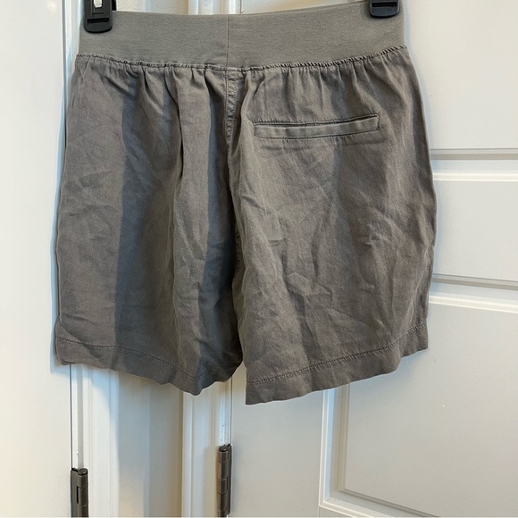 Faherty Arlie Linen-Blend Shorts in Grey Size XS - Picture 4 of 6